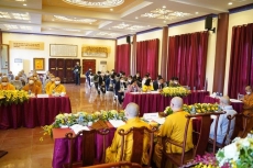 ha noi  thuong toa thich minh hien tiep tuc lam truong ban tri su phat giao huyen my duc
