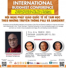hoi nghi phat giao quoc te ve tam hoc theo nhung truyen thong pali va sanskrit