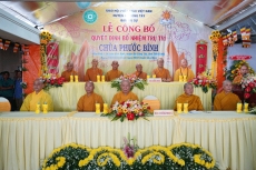 tien giang  le cong bo quyet dinh bo nhiem tru tri chua phuoc binh