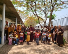 tu vien kim cang khanh thanh 37 gieng nuoc cho ba con ngheo tai lang sujata mocharim bodh gaya va bihar