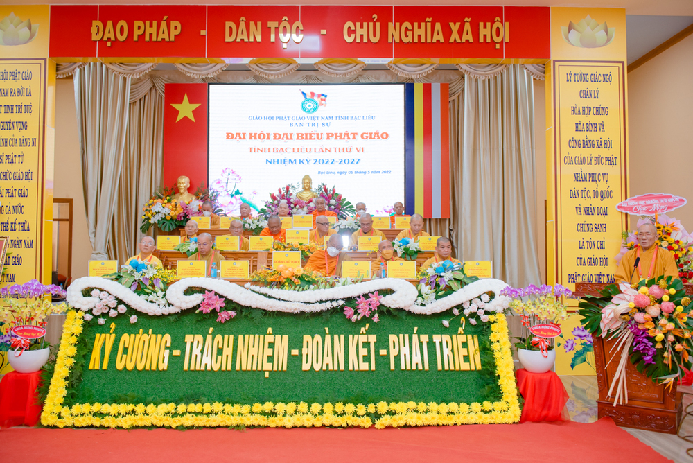 bac lieu dai hoi dai bieu phat giao lan thu vi suy cu thuong toa thich giac nghi dam nhiem truong ban tri su