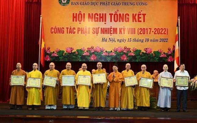 ban giao duc phat giao trung uong tong ket cong tac phat su nhiem ky viii  2017 2022