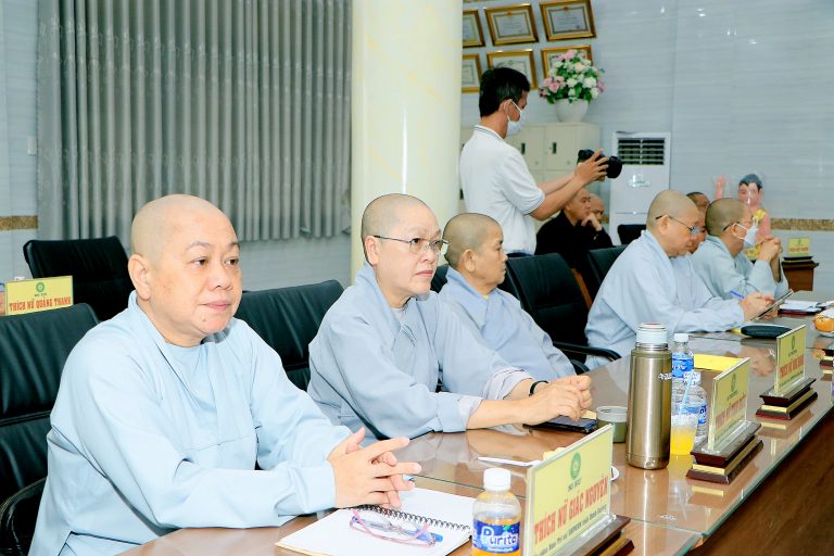 ban thuong truc phat giao tinh binh duong thao luan ve lo trinh ruoc duc phat dan sinh dieu hanh xe hoa