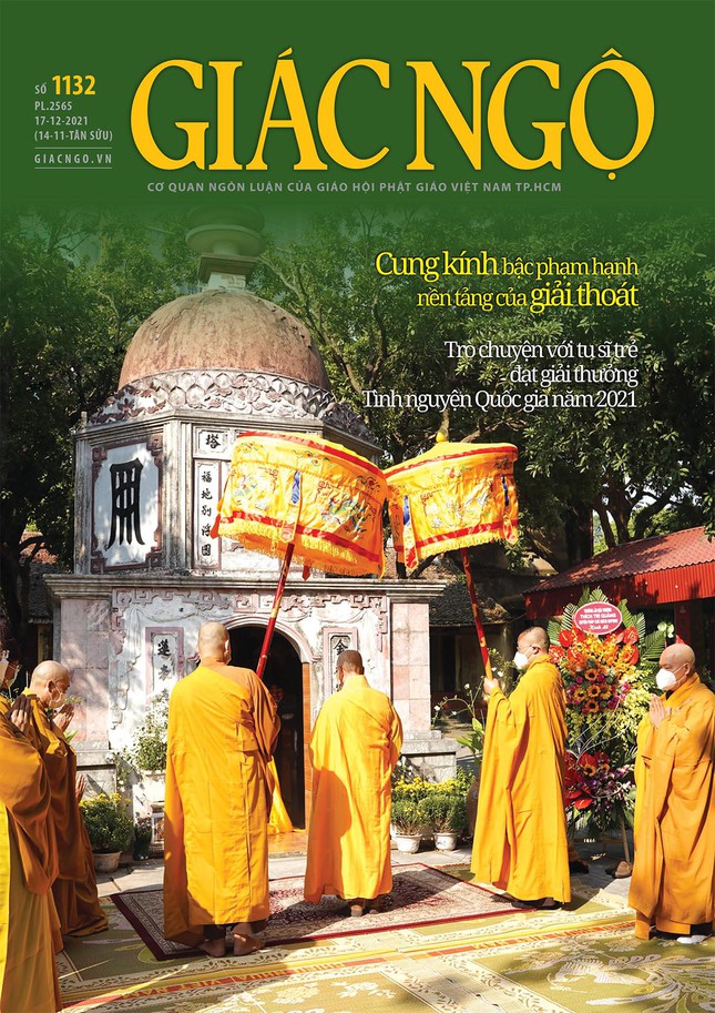bao giac ngo so 1132 tro chuyen voi tu si tre dat giai thuong tinh nguyen quoc gia nam 2021
