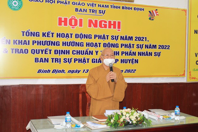 binh dinh  hoi nghi tong ket hoat dong phat su nam 2021