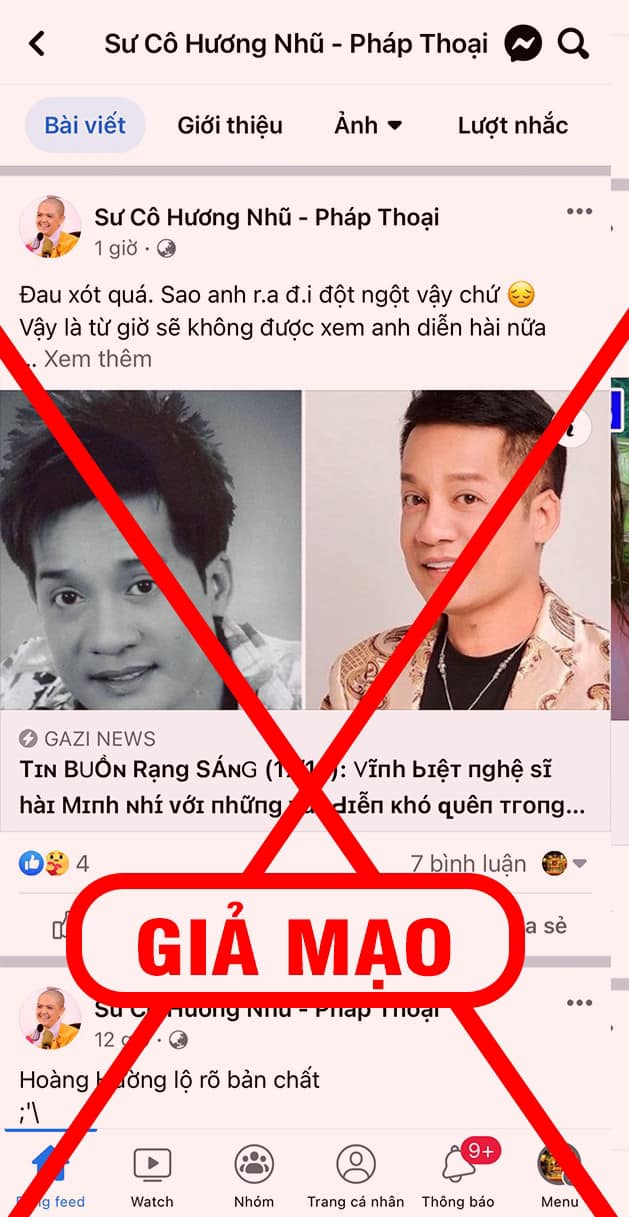 canh bao trang facebook gia mao ni su huong nhu dang tin tuc sai lech