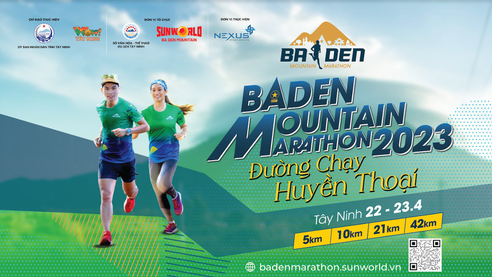 chinh thuc khoi dong giai chay baden mountain marathon 2023  ?? duong chay huyen thoai