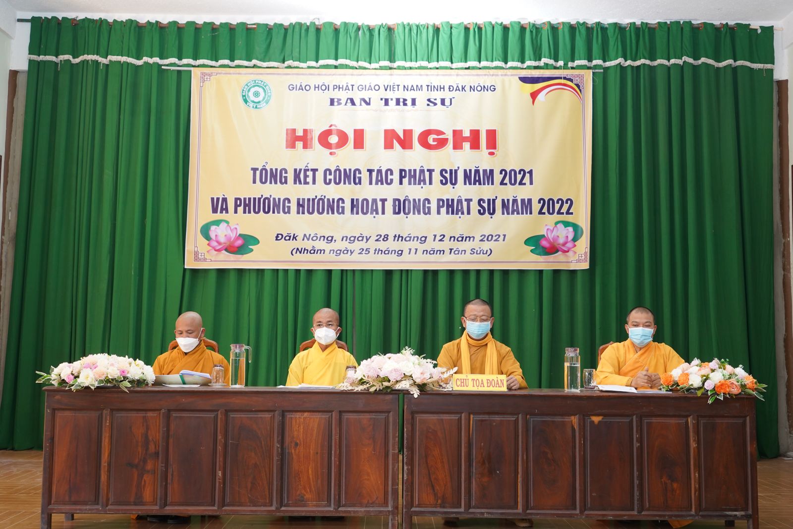 dak nong  hoi nghi tong ket cong tac phat su cua ban tri su phat giao tinh nam 2021