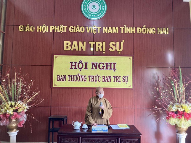 dong nai  ban thuong truc ban tri su ghpgvn tinh hop tru bi cho hoi nghi tong ket phat su nam 2021