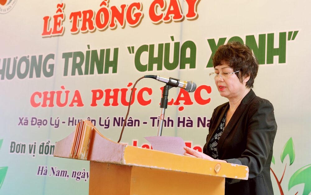 ha nam  chua phuc lac huong ung chuong trinh trong 1 ty cay xanh vi mot viet nam xanh