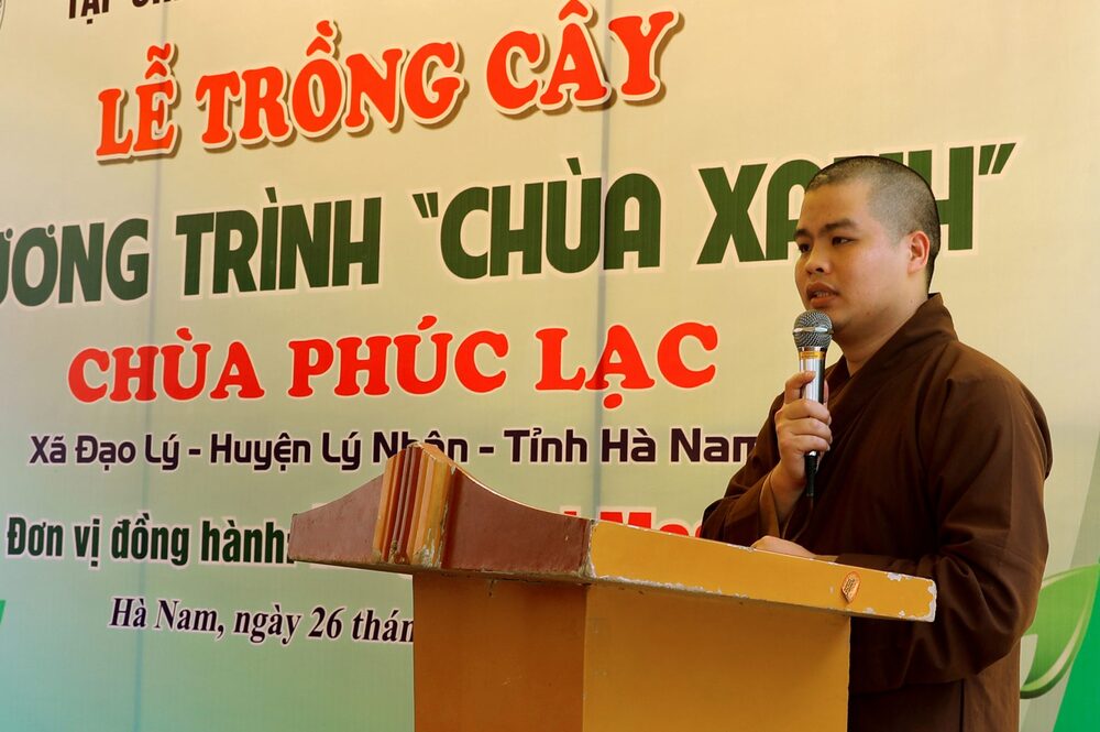 ha nam  chua phuc lac huong ung chuong trinh trong 1 ty cay xanh vi mot viet nam xanh