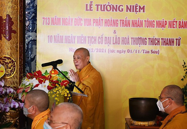 ha noi le tuong niem phat hoang tran nhan tong huy nhat truong lao hoa thuong thich thanh tu