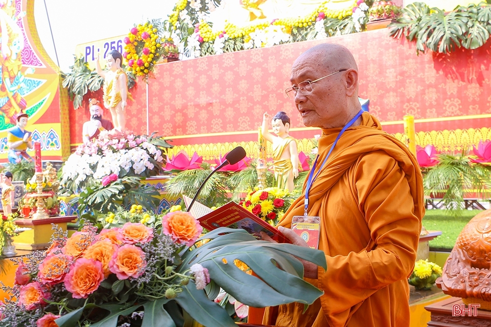 ha tinh trang trong to chuc dai le phat dan 2023 tai chua trieu son