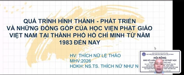 hoc vien phat giao vn tai tp hcm tiep tuc to chuc bao ve luan van thac si phat hoc truc tuyen