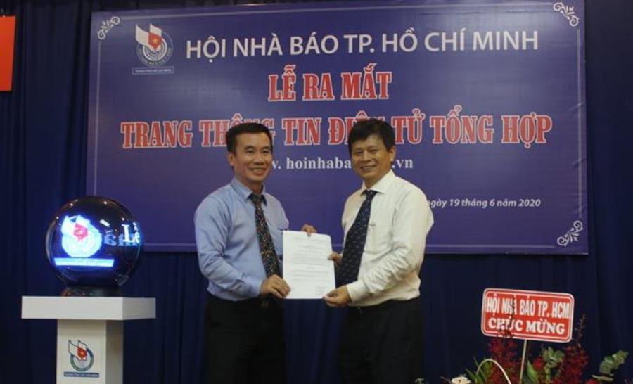 hoi nha bao tp hcm ra mat trang thong tin dien tu