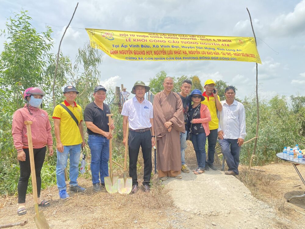 hoi tu thien chua tuong nguyen khoi cong 3 cau giao thong nong thon tai tinh tien giang va long an