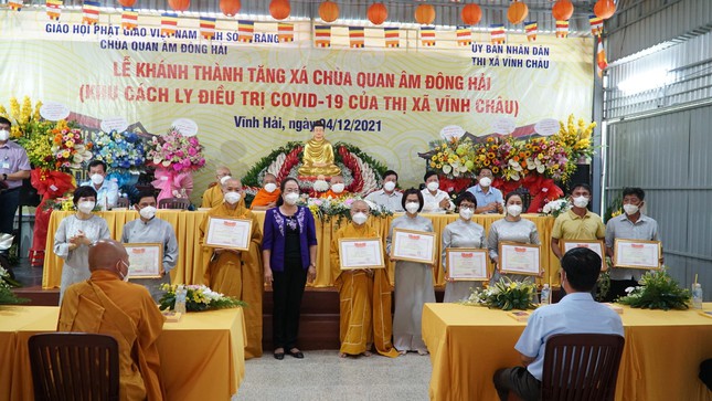 khanh thanh khu cach ly dieu tri covid 19 tai chua quan am dong hai soc trang