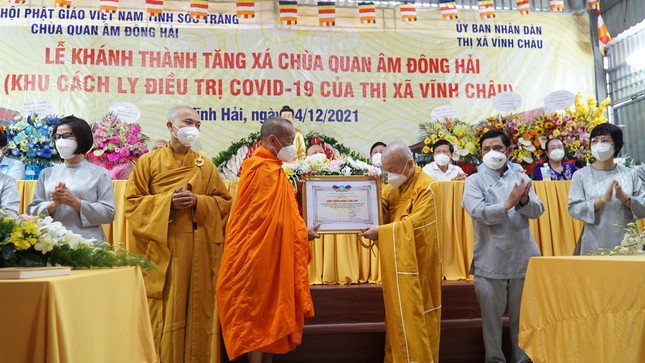 khanh thanh khu cach ly dieu tri covid 19 tai chua quan am dong hai soc trang