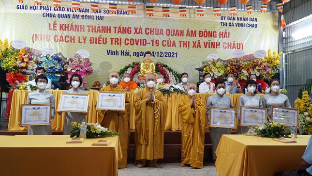 khanh thanh khu cach ly dieu tri covid 19 tai chua quan am dong hai soc trang