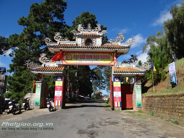 lam dong  thong bao to chuc dai gioi dan dao quang