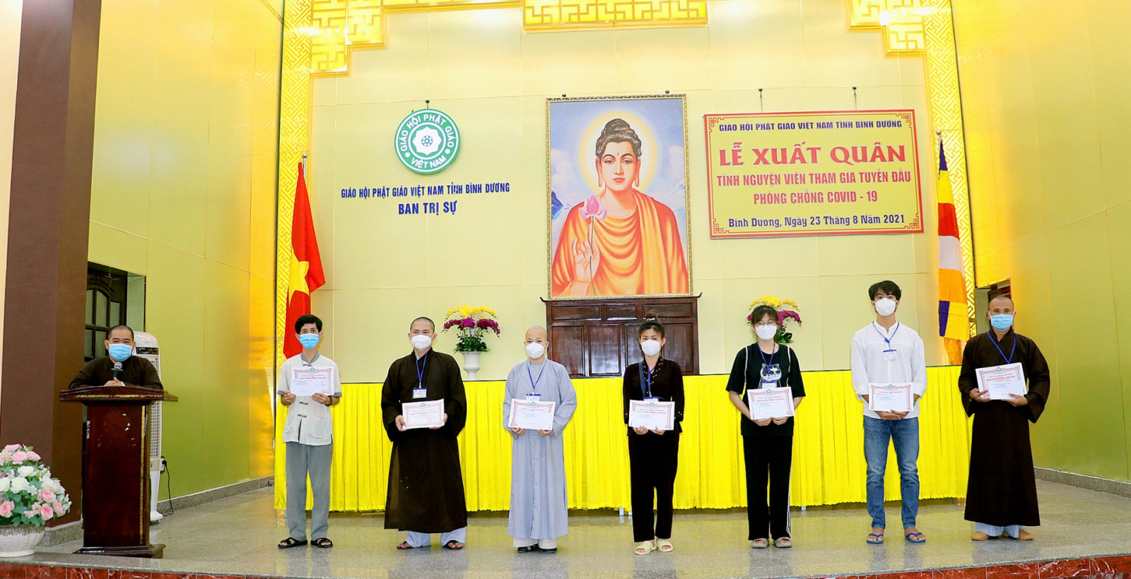 le so ket cong tac tang ni phat tu tinh nguyen vien phat giao tham gia tuyen dau chong dich