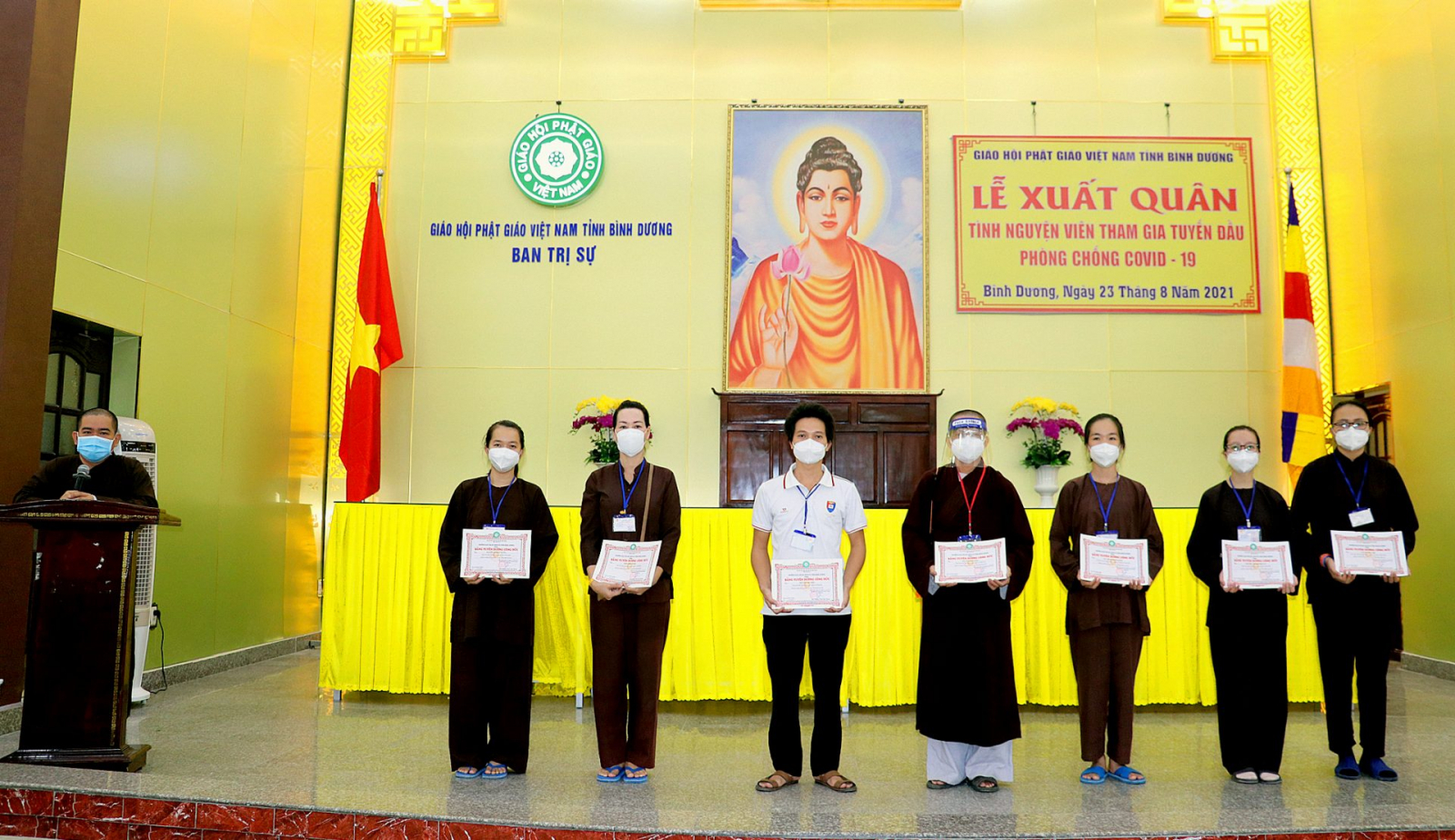 le so ket cong tac tang ni phat tu tinh nguyen vien phat giao tham gia tuyen dau chong dich
