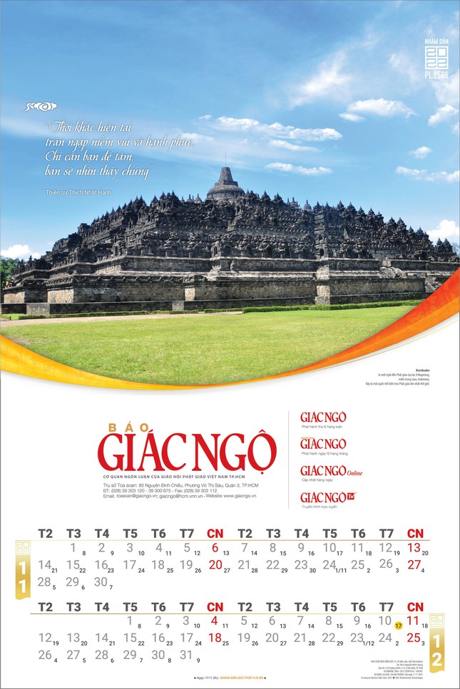 lich treo tuong phat giao dep 2022 nham dan