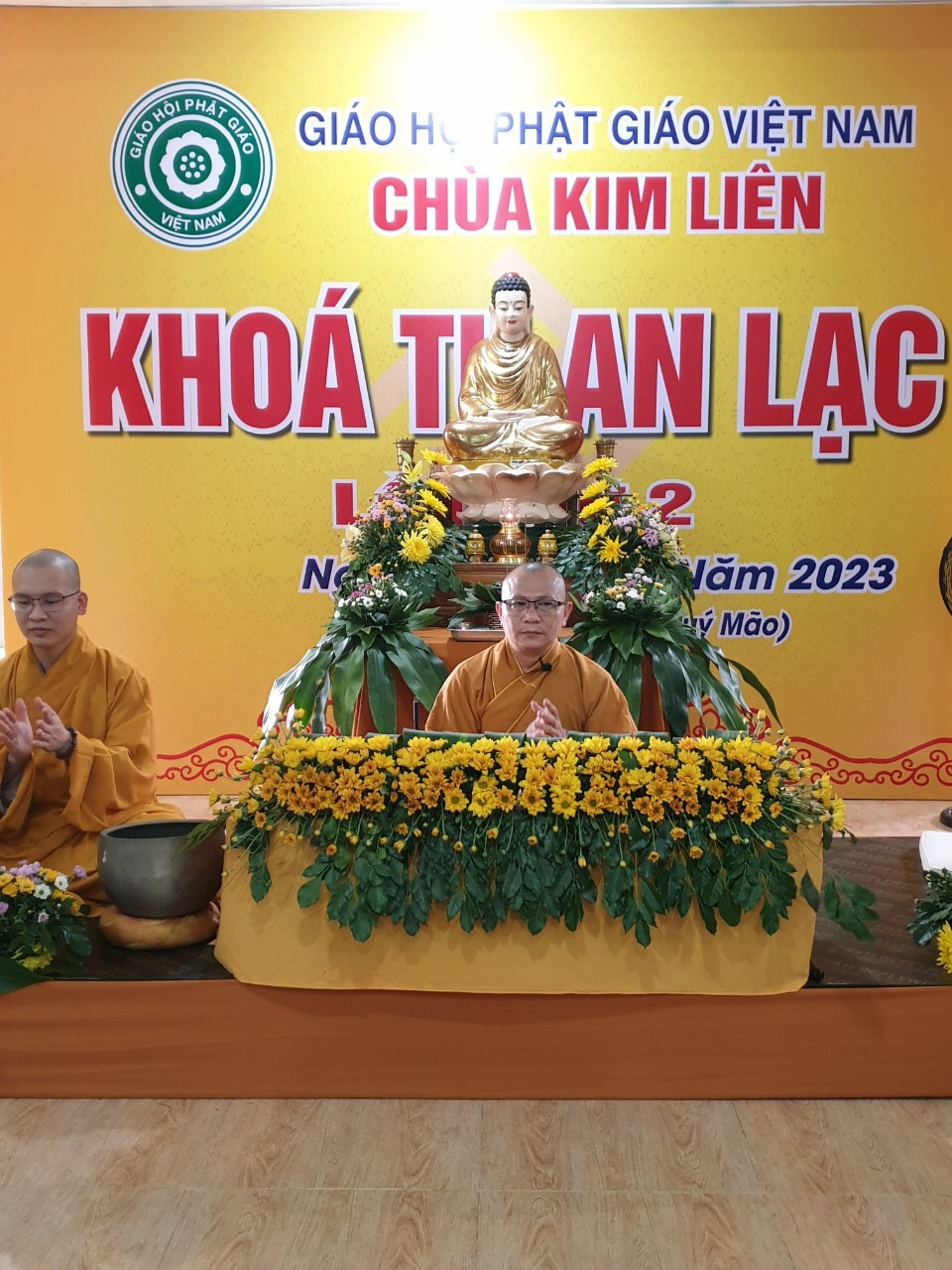 quang ngai  khoa tu  ??mot ngay an lac  8221  lan 2 nam 2023 tai chua kim lien