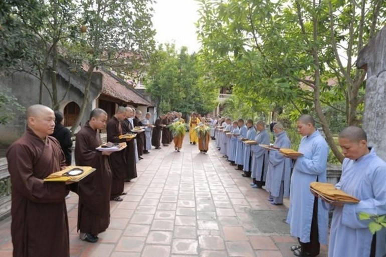 quang ninh  ban tri su ghpgvn tinh se to chuc dai gioi dan truc lam tam to lan thu xii