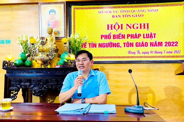 quang ninh  pho bien kien phap luat ve ton giao den tang ni truong ha