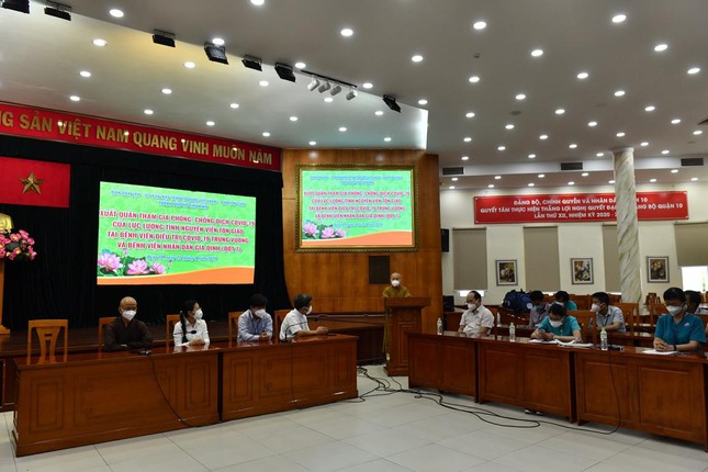 tang ni phat tu tham gia phuc vu o cac benh vien dieu tri covid 19 tai tp hcm va long an