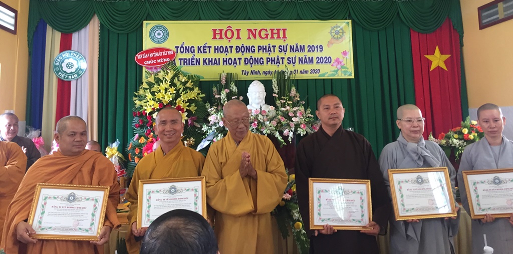 tay ninh  tong ket hoat dong phat su nam 2019