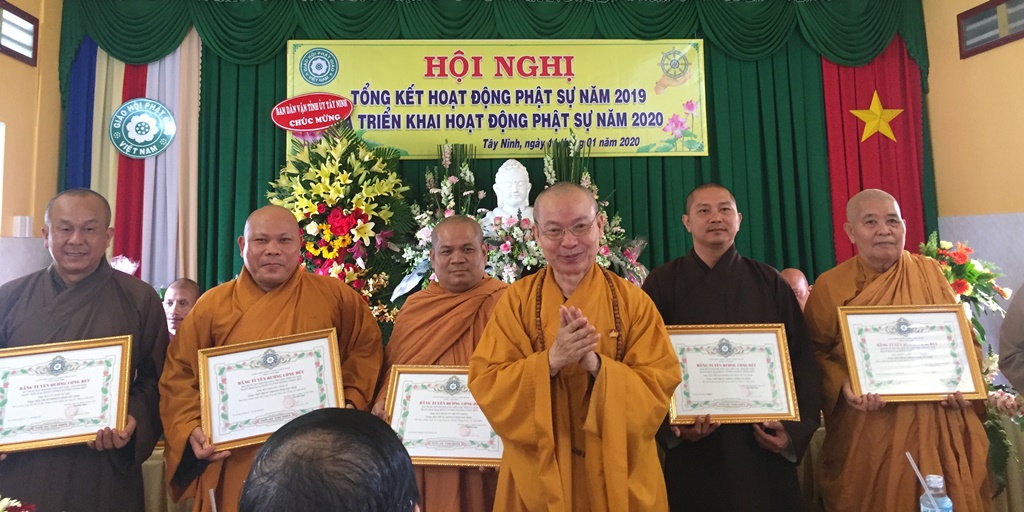 tay ninh  tong ket hoat dong phat su nam 2019