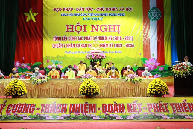 thai binh  hoi nghi tong ket chuan y nhan su ban tri su phat giao huyen dong hung  2021 2026