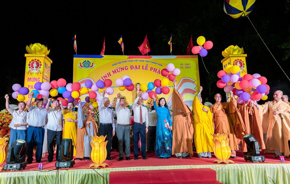 thanh hoa  ban tri su ghpgvn tinh trang trong to chuc dai le phat dan phat lich 2567 ?