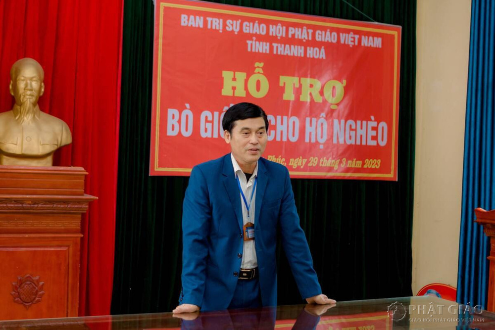 thanh hoa  bts phat giao tinh trao tang bo giong cho cac ho ngheo