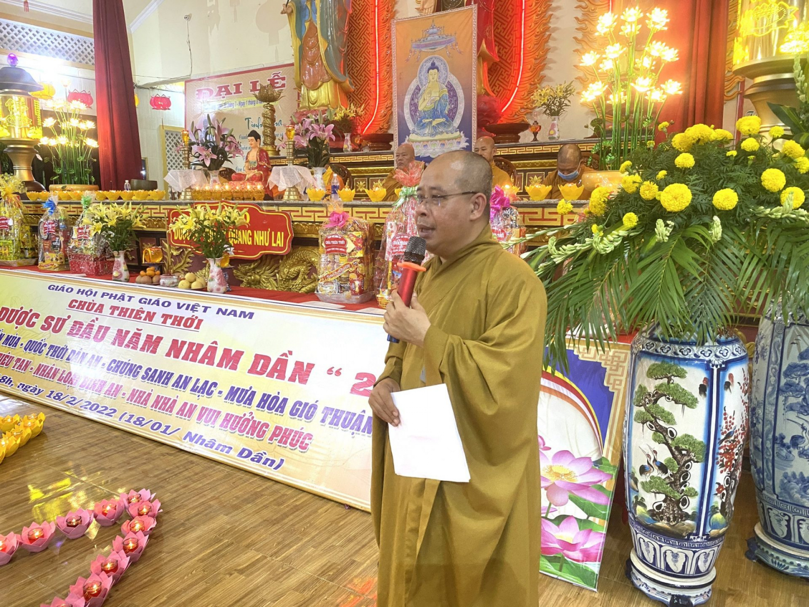 trang nghiem phap hoi duoc su dau nam nham dan tai chua thien thoi