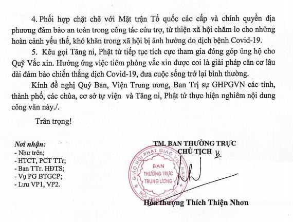 trung uong ghpgvn de nghi thuc hien nghiem phong chong dich covid 19 bien chung delta
